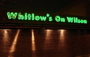 Whitlow's on Wilson (photo via Facebook)