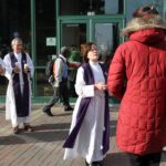 'Ashes to Go' in Virginia Square on Ash Wednesday