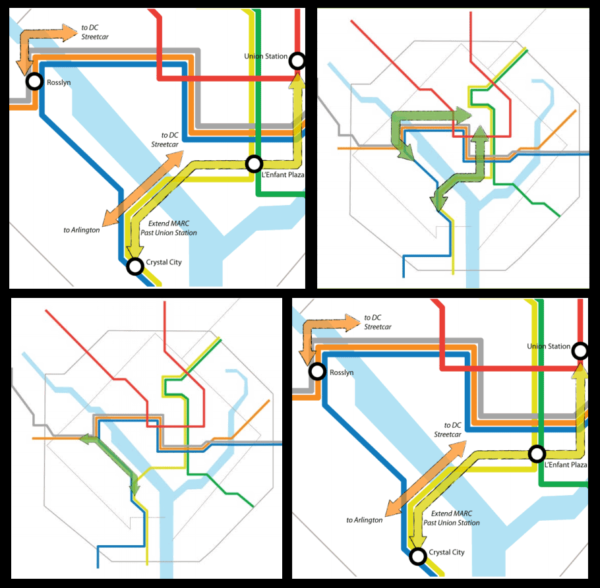 Illustrations of capital improvements proposed by Metro