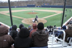 GW baseball game at the newly renovated Barcroft Park
