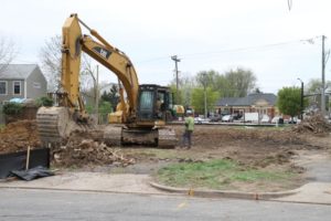 Construction on Columbia Place development (file photo)