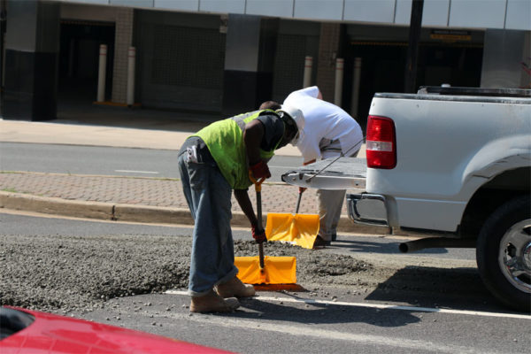 Cement Spill Cleaned Up in Rosslyn | ARLnow.com