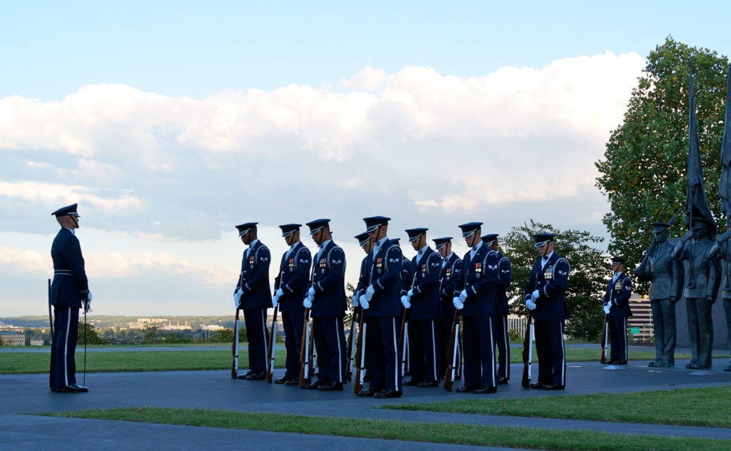 Air Force birthday celebration at Air Force Memorial