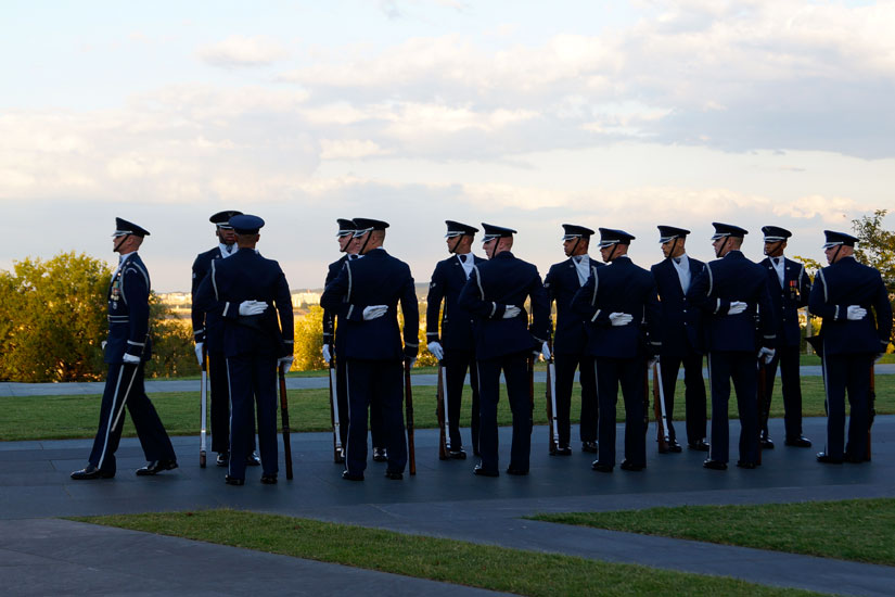 Air Force birthday celebration at Air Force Memorial
