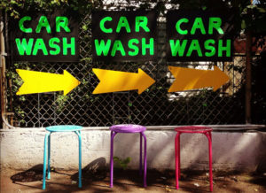 Car wash signs (Flickr pool photo by Christaki)