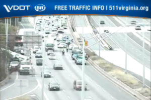 Accident at I-395 and Glebe Road