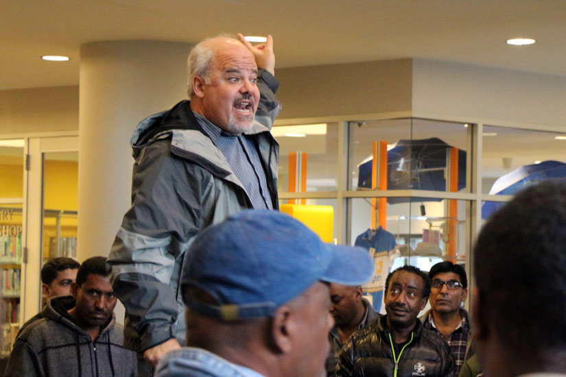 Arlington taxi drivers occupy County Board office