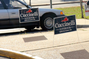 Cuccinelli campaign signs