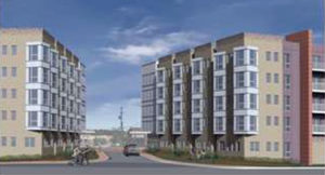 Rendering of the new, proposed Berkeley Apartments