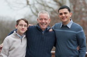 Greg Greeley and his sons (courtesy photo)