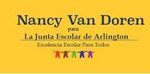 Latinos for Nancy Van Doren flyer