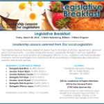 Legislative Breakfast Flyer