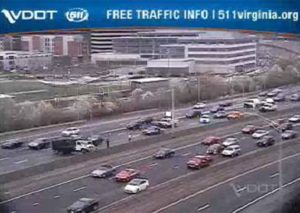 Accident involving a truck on I-395