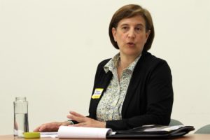 Nancy Van Doren in the 4/22/14 School Board debate