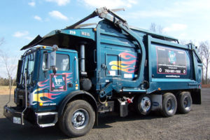 KMG Hauling waste truck