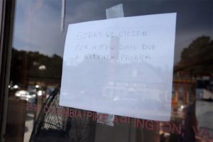 Pedro and Vinny's closed on Columbia Pike