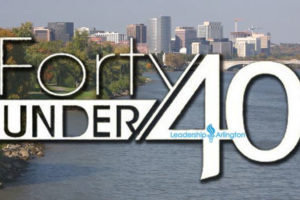 40 under 40 logo (photo via Leadership Arlington)