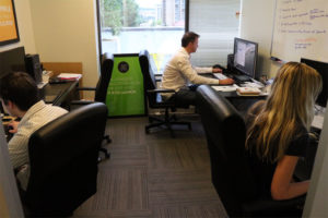 The TM Soft workspace in Rosslyn's ÜberOffices