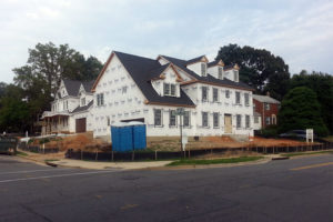 A new house built at the corner of 18th Road N. and Lexington Street