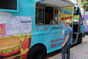 The new Miami Vice Burgers food truck