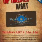 Port City Tap Takeover flyer