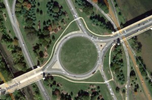 George Washington Parkway Memorial Circle (photo via Google Maps)