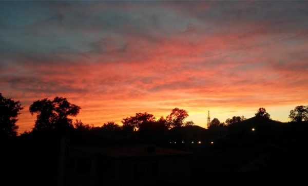 Sunset from Highview neighborhood (courtesy photo)