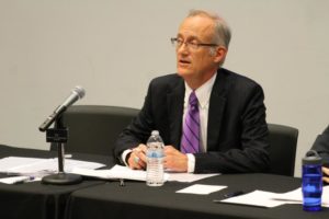 John Vihstadt debates at the Arlington Civic federation on Sept. 2, 2014