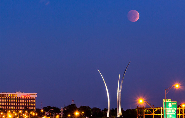 Blood moon Wednesday morning  (Flickr pool photo by Joseph Gruber)