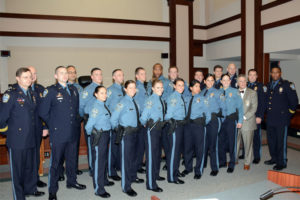 Arlington County Police Department swearing-in ceremony Friday, Dec. 19, 2004 (photo courtesy ACPD)