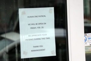 Hunan One temporarily closed in Clarendon