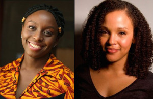 Authors Chimamanda Ngozi Adichie and Jesmyn Ward (images courtesy Arlington Public LIbrary