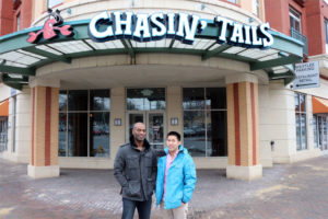 Chasin' Tails co-owners Terrell Wilbourn and Au Dang