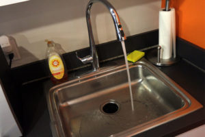 Kitchen sink and tap water (file photo)