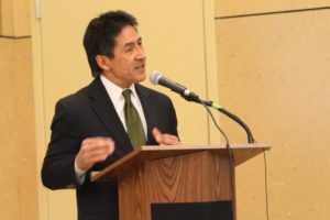Walter Tejada at the Arlington County Democratic Committee meeting, March 4, 2015