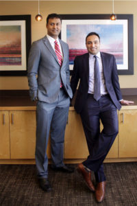 Mindcubed founder and CEO Habib Nasibdar, right, and CTO Prasad Indla