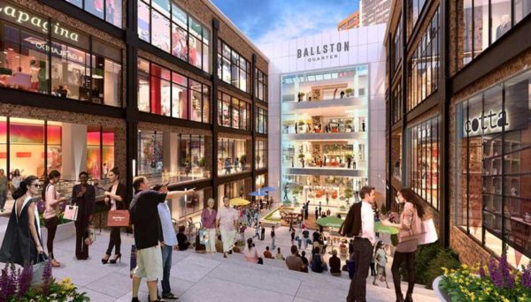 "Ballston Quarter" mall rendering