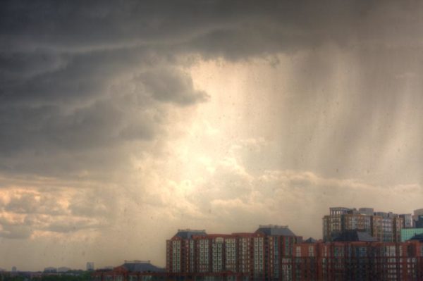 Rainfall over Arlington (Flickr pool photo by Jason OX4)