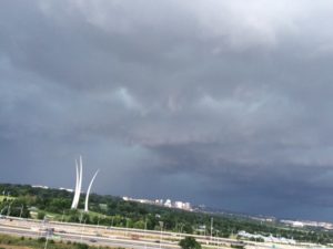 Storm approaching Arlington 6/23/15