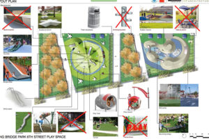 Conceptual design of Long Bridge Park playground