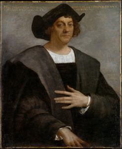 Christopher Columbus (photo via Wikipedia)