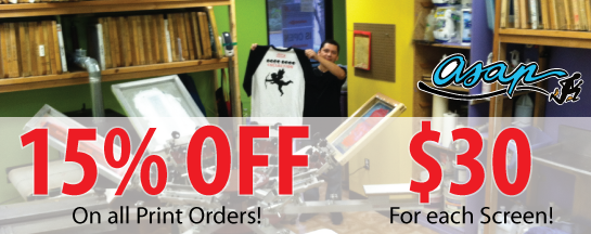 Discounts for Printing and Screens!