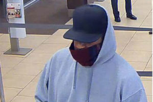 Suspect in Wells Fargo robbery in Pentagon City (photo courtesy ACPD)