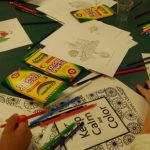 Crayons / coloring (photo courtesy Arlington Public Library)