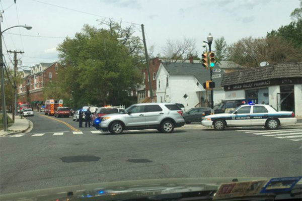 Stabbing in Nauck 4/19/16 (photo courtesy @toddmpost)