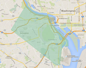 UberEATS Arlington service map (image courtesy of Uber)