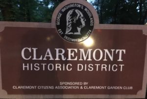 Claremont neighborhood sign (photo via Eli Tucker)