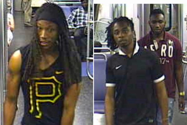 Suspects from a sexual assault that occurred on a Yellow Line train (photo courtesy WMATA)