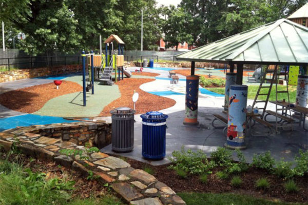 Ft. Barnard Park playground (photo via Arlington County)