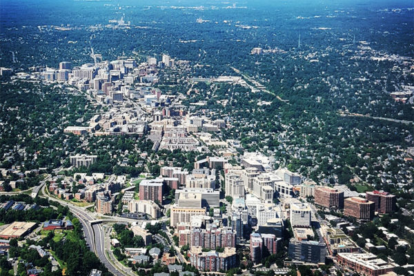 Aerial view of Arlington (photo courtesy of James Mahony)